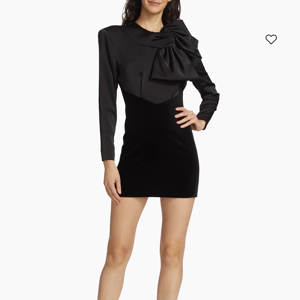 Ronny Kobo Arya Bow Elegant Formal Party Minidress Sz Medium 🔴